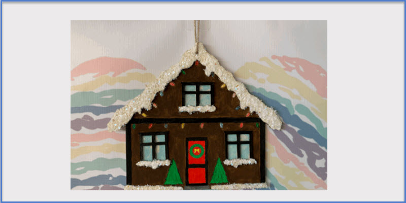Gingerbread House Wooden Sign Painting Class