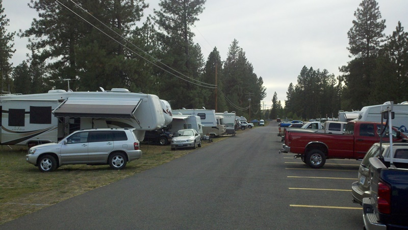 Parking at Blue Waters
