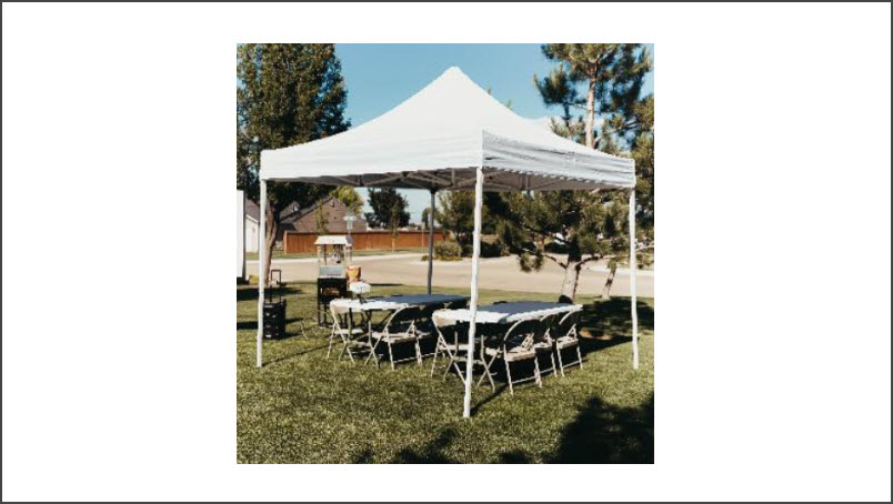 10x10 White Canopy