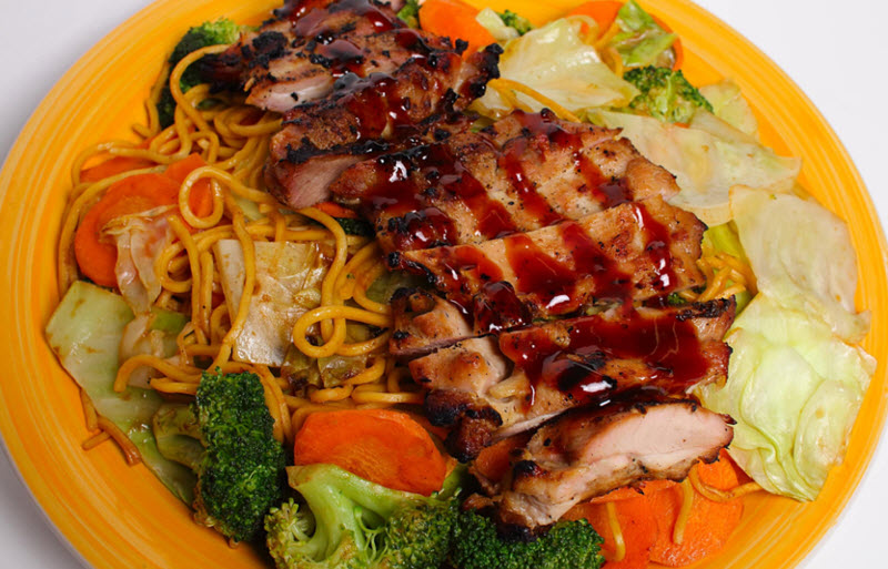 Chicken Yakisoba