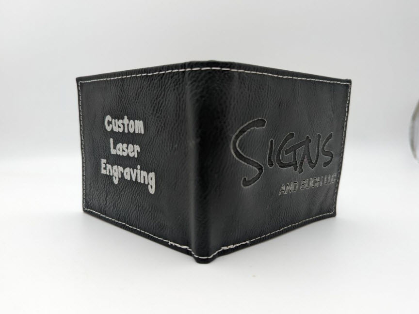 Wallet Custom Laser Engraved