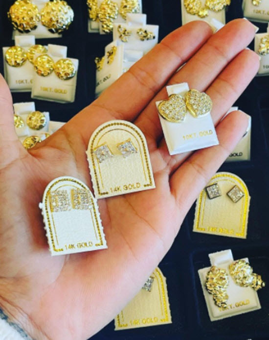 Variety of GOLD Earrings