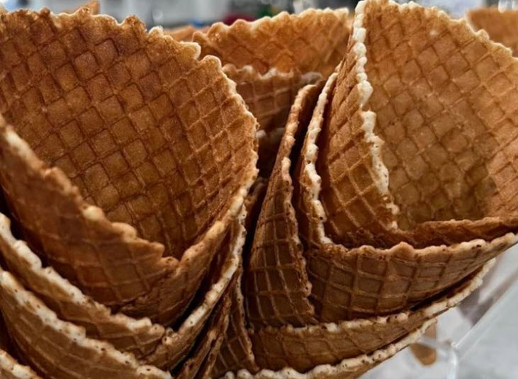 Fresh Made Waffle Cones