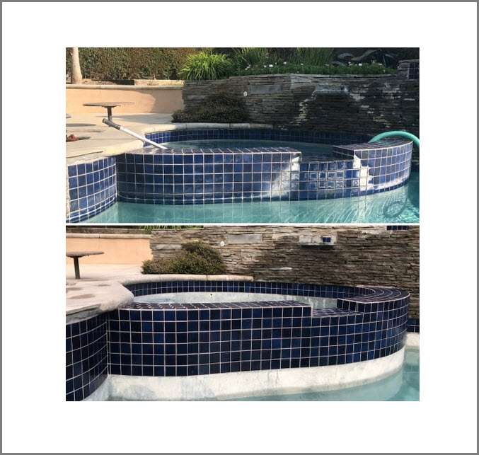 Pool Tile Cleaning
