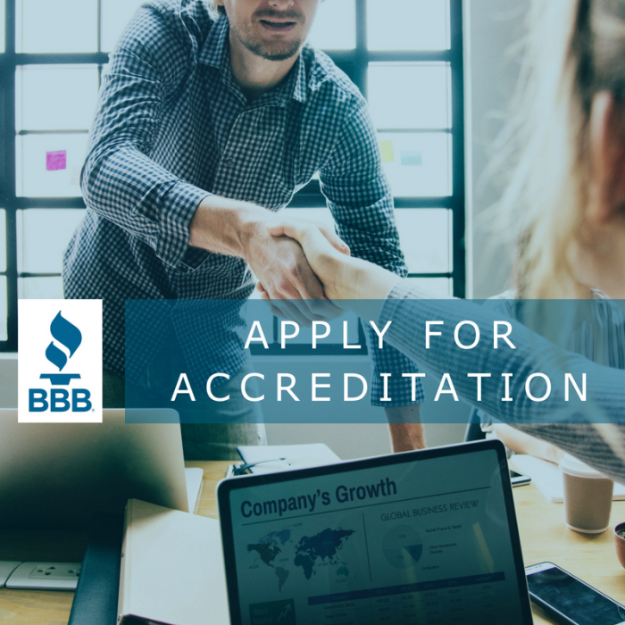 Apply for BBB Accreditation
