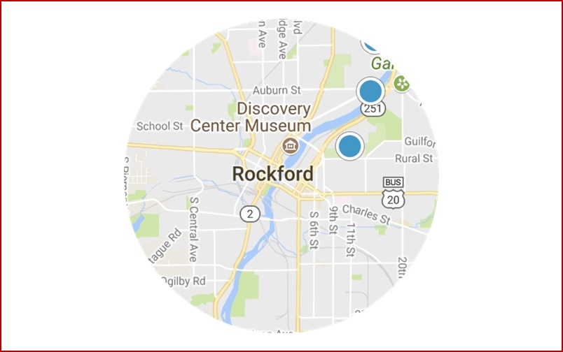 Interactive Map Search