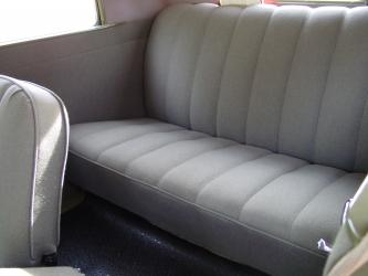 The Basic Comforts of a 1928 Model A Backseat