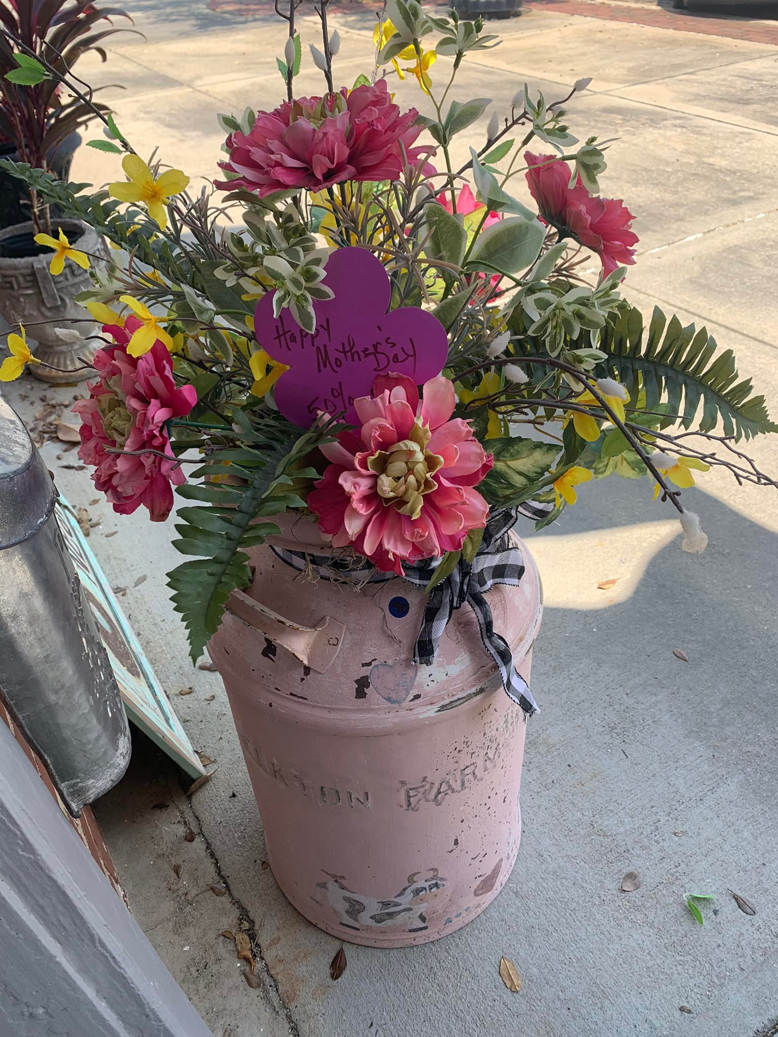Milk Can Arrangements
