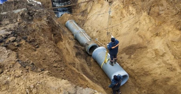 Water and Sewer Line and Related Structures Construction