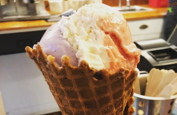 Red, White & Blueberry Ice Cream