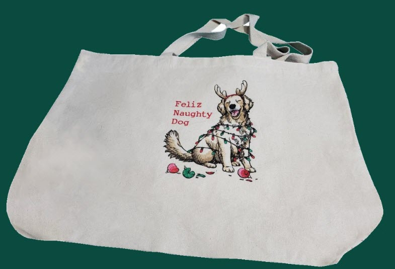 Dog Cotton Tote