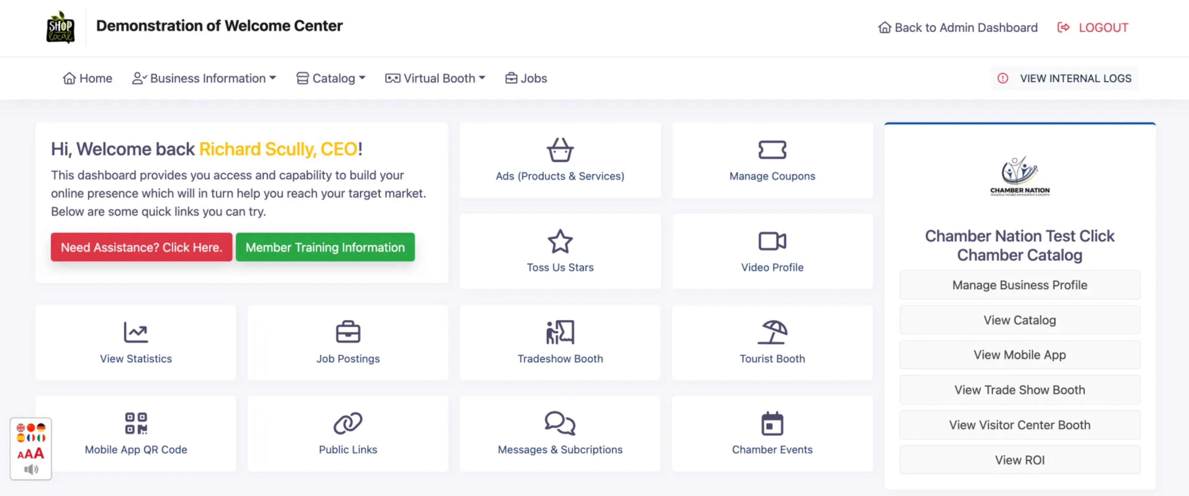 Dashboard Functions