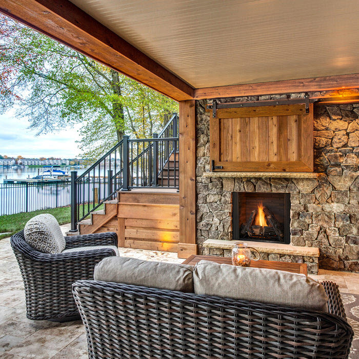 Outdoor Gas Fireplaces