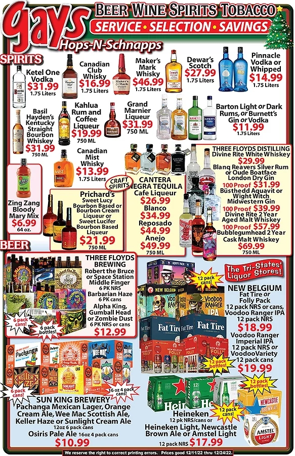 Weekly Specials