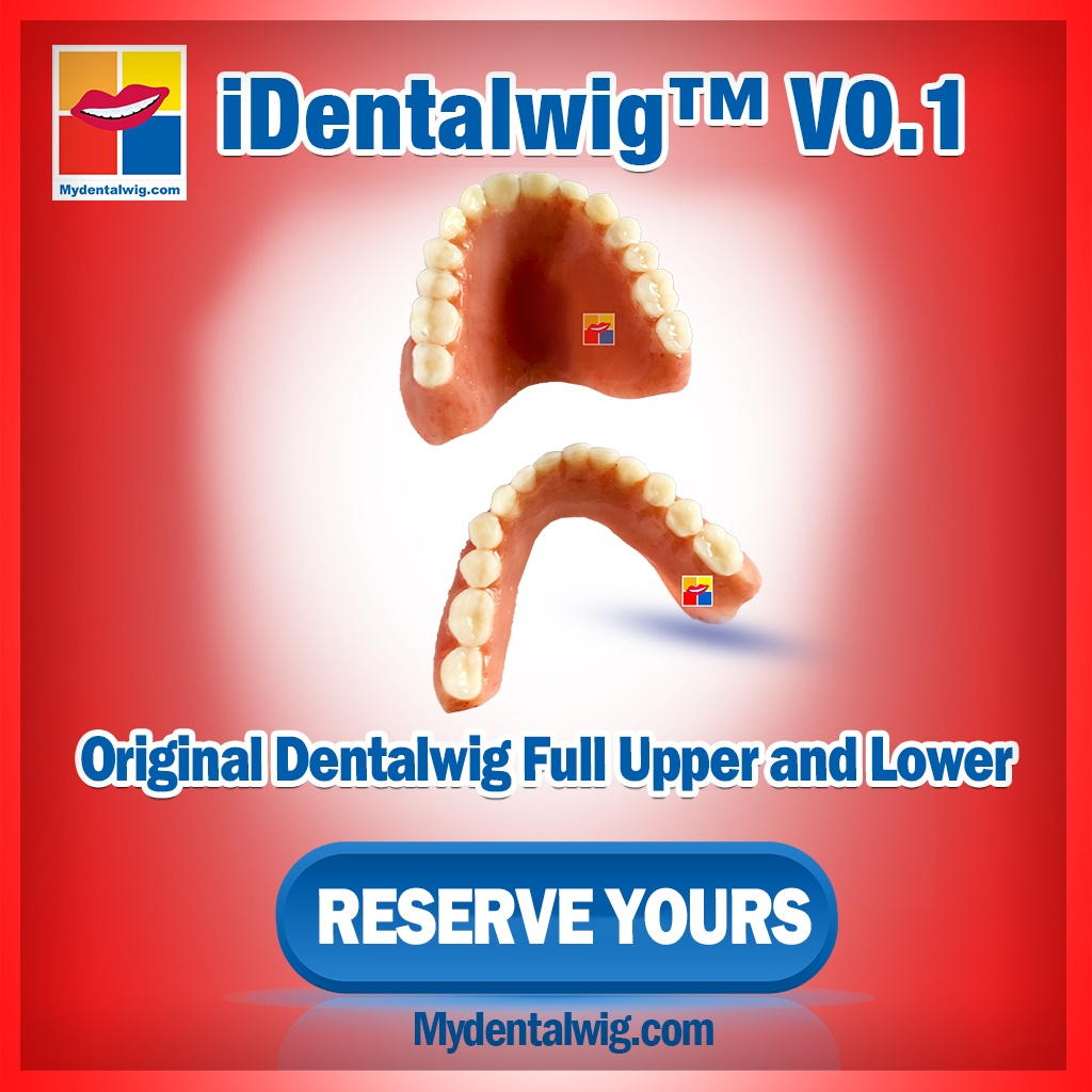 PRE-ORDER: DentalWig Partial Or Full On Both Upper & Lower J.