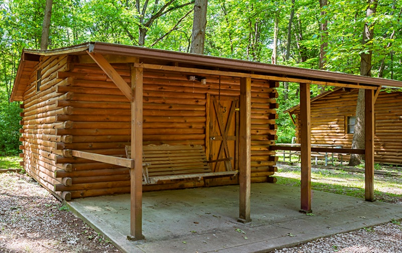 Cabin - Rustic, No Bath/Kitchen (Sleeps 4)