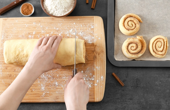 Homemade Cinnamon Roll Making Demonstration & Tasting 