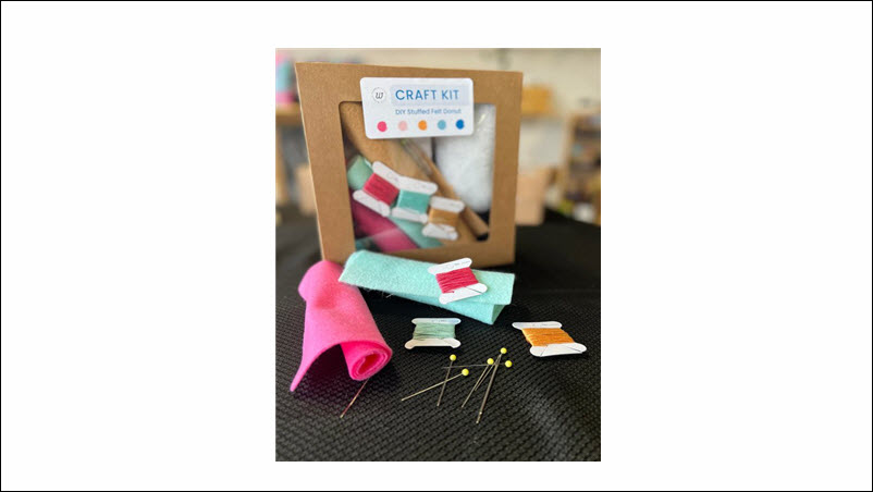 DIY Stuffed Donut Craft Kit 