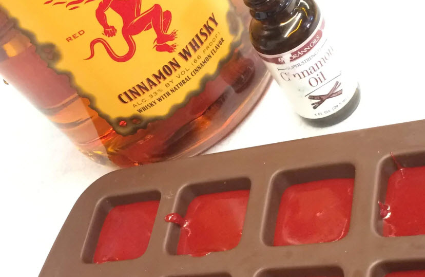 Dark Chocolate Dipped Cinnamon Whiskey Caramels