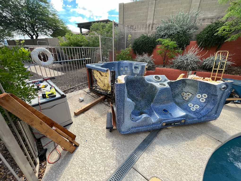  Hot Tub Removal