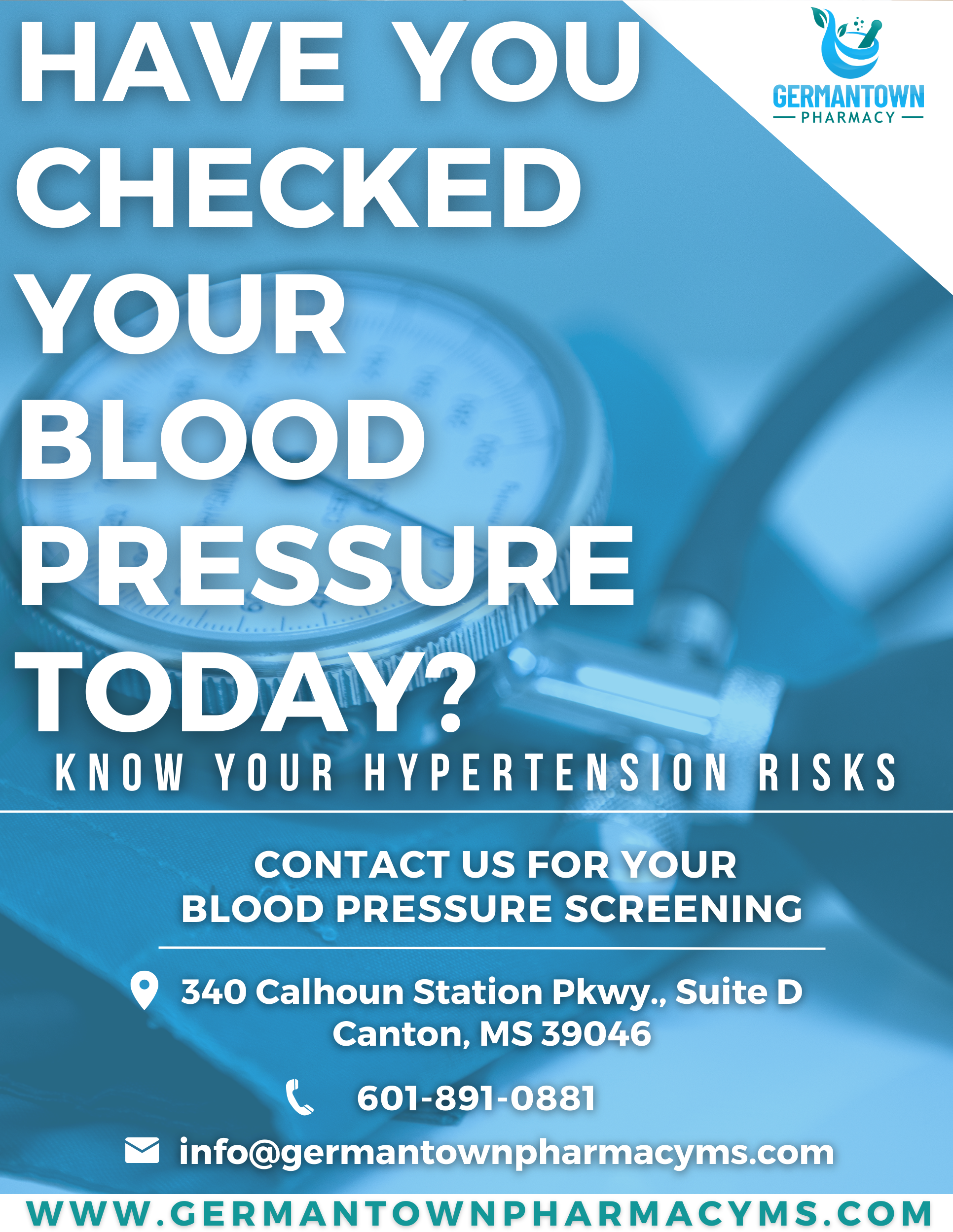 Have you checked your Blood Pressure lately?  