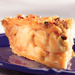 Harvest Apple Caramel Walnut Pie