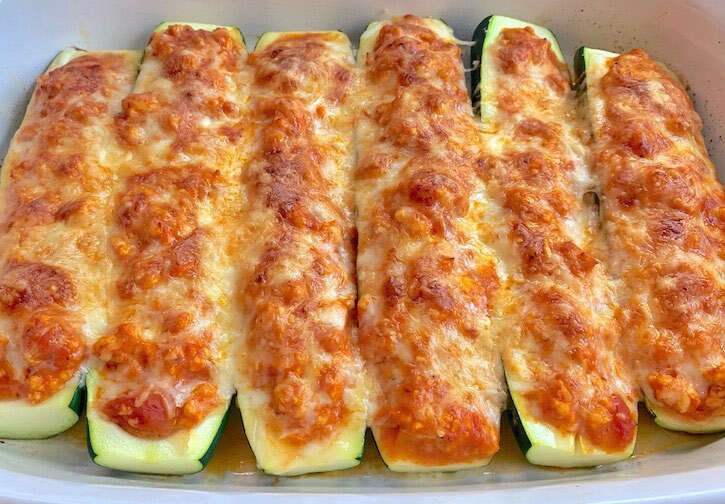 2 Zucchini Boats