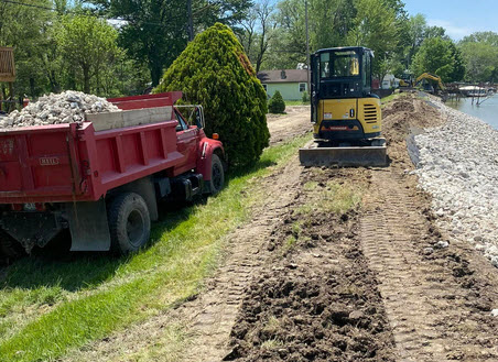 Bank restoration