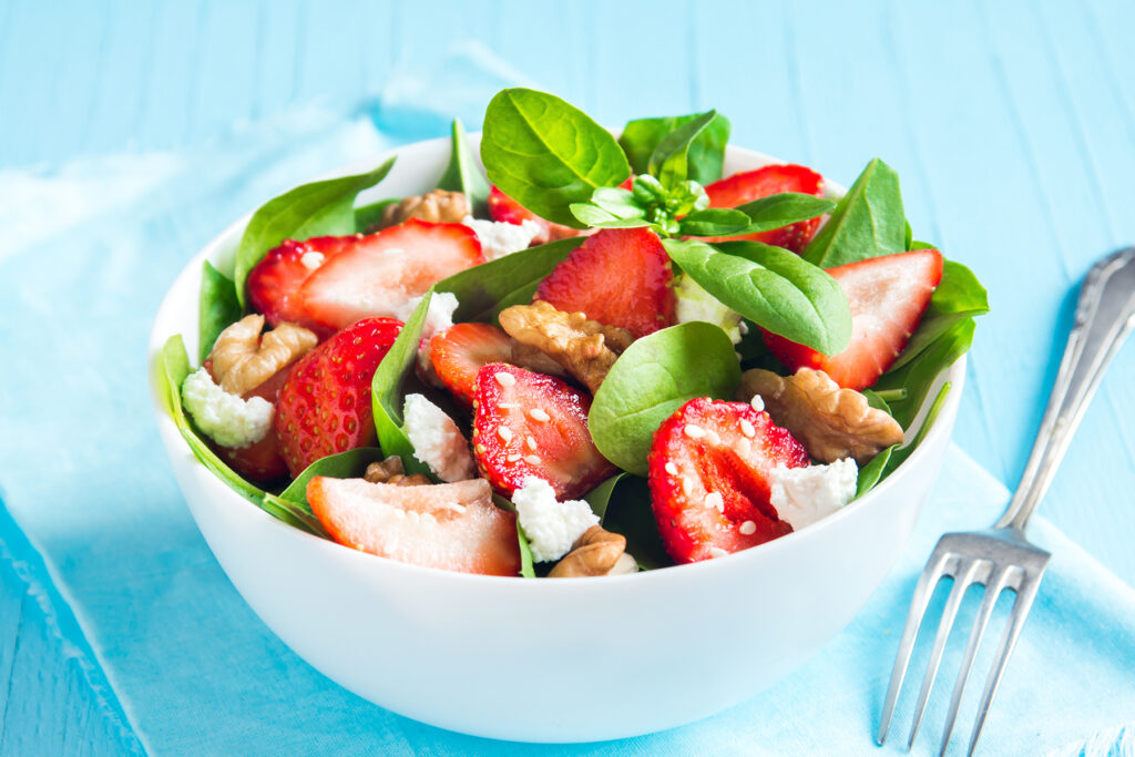 Strawberry Spinach Salad