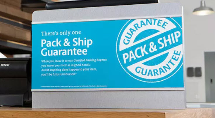 Pack & Ship Guarantee