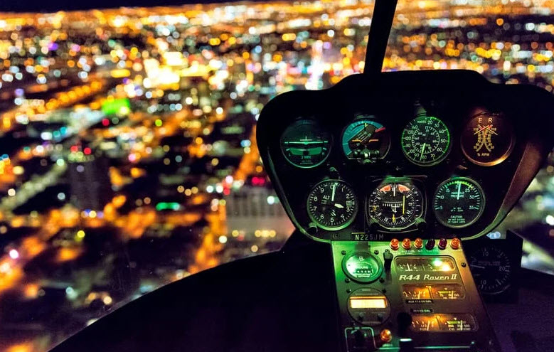 Las Vegas Strip Night Flight Ceremony