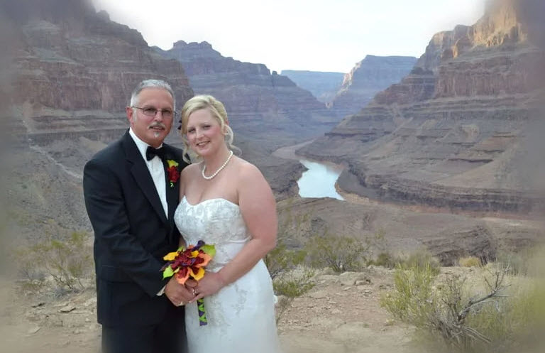 Grand Canyon Floor Landing Helicopter Ceremony