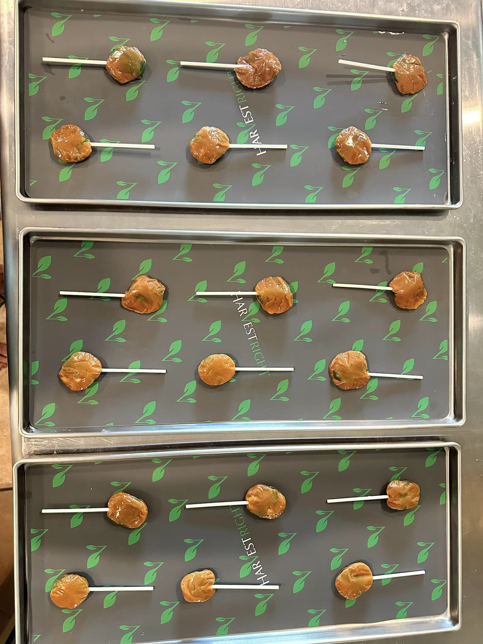 Caramel Apple Alien Pops