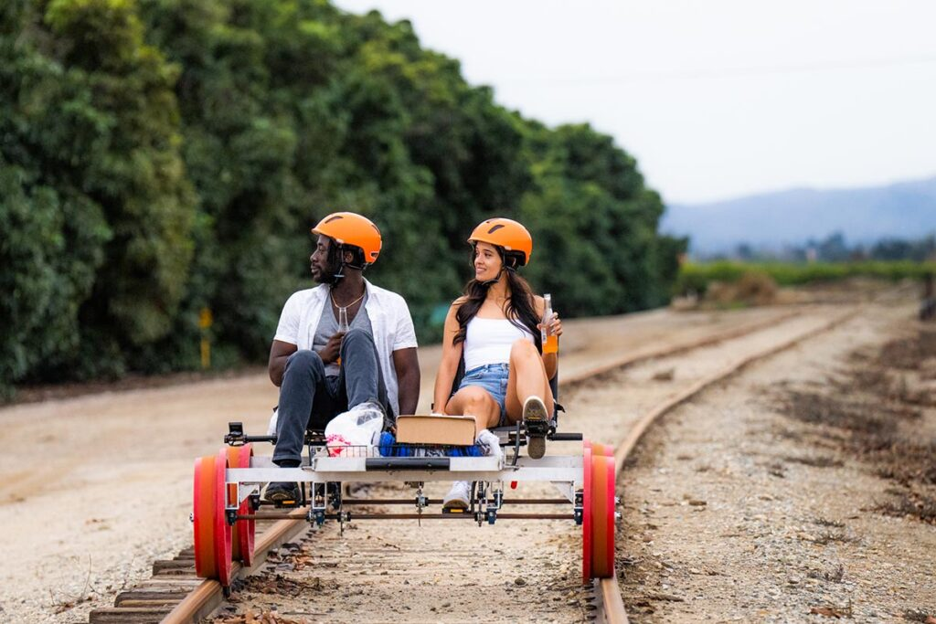 Railbikes By Sunset