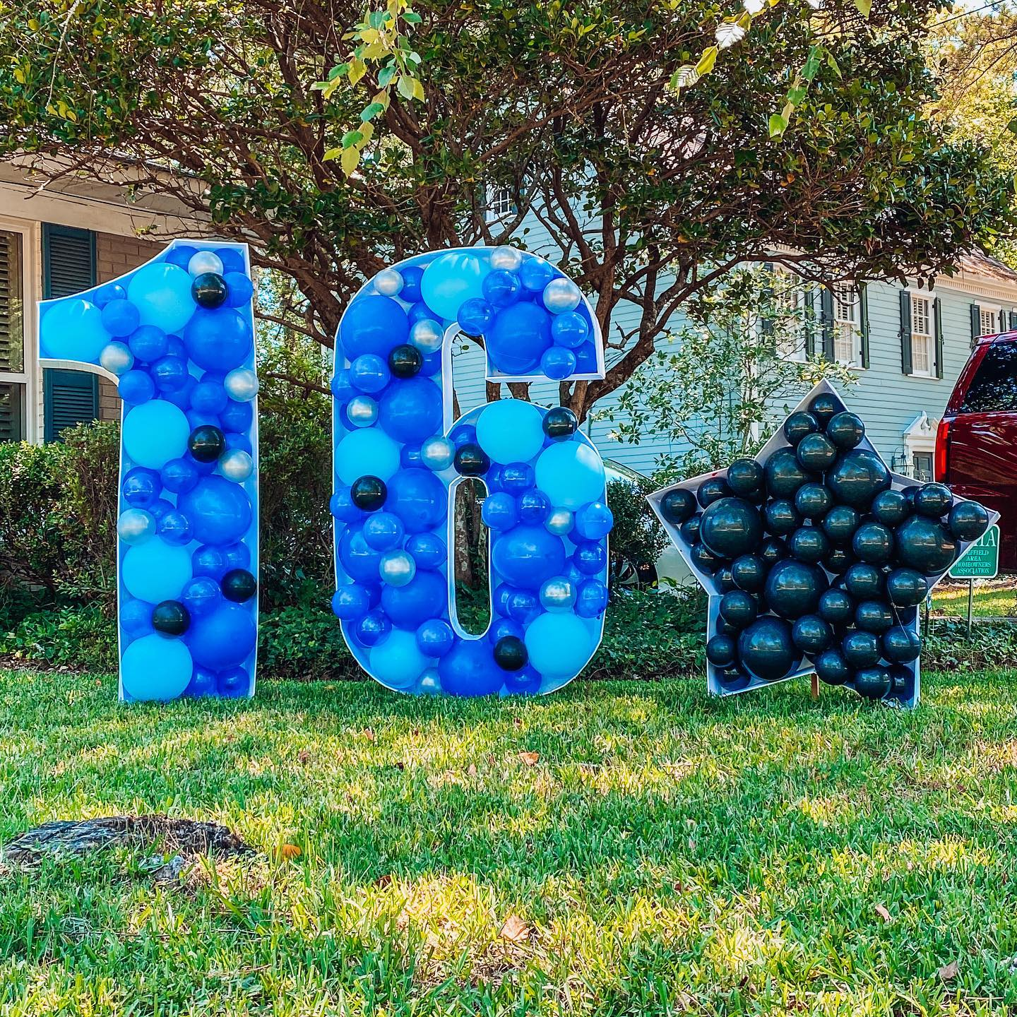 Balloon Mosaic Letters/Numbers