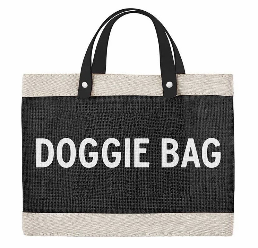 Blk Mini Market Tote-Doggie Bag