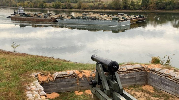 The Confederate River Batteries