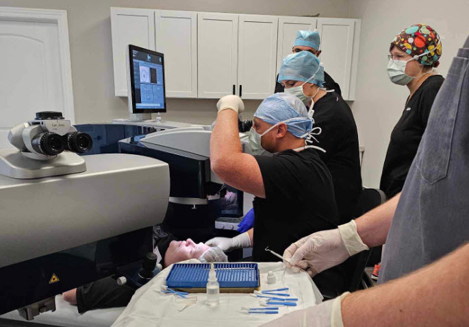 Laser Removal of Lens Scar Tissue