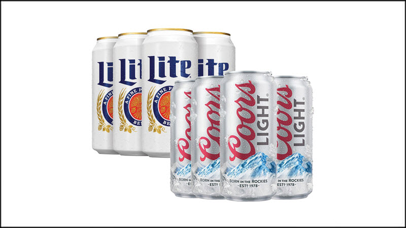 Coors Light & Miller Lite