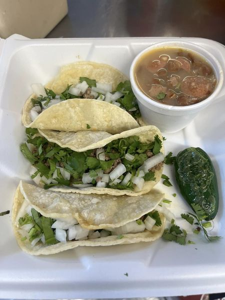 Tacos and Aguas Frescas
