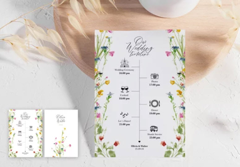 Wedding Styling Timeline Communication