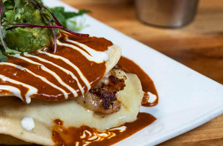 Grilled Shrimp Enchiladas