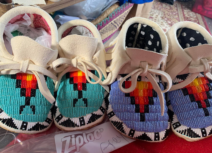 Handcrafted Beaded Moccasins