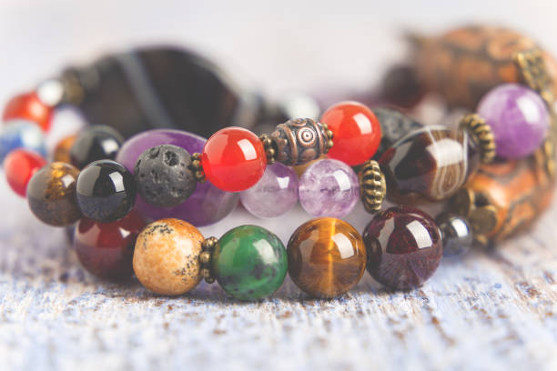 Gemstone Cluster Bracelet