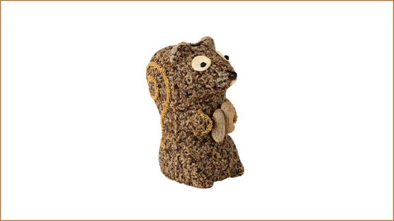 Peanut the Squirrel Seed Cylinder
