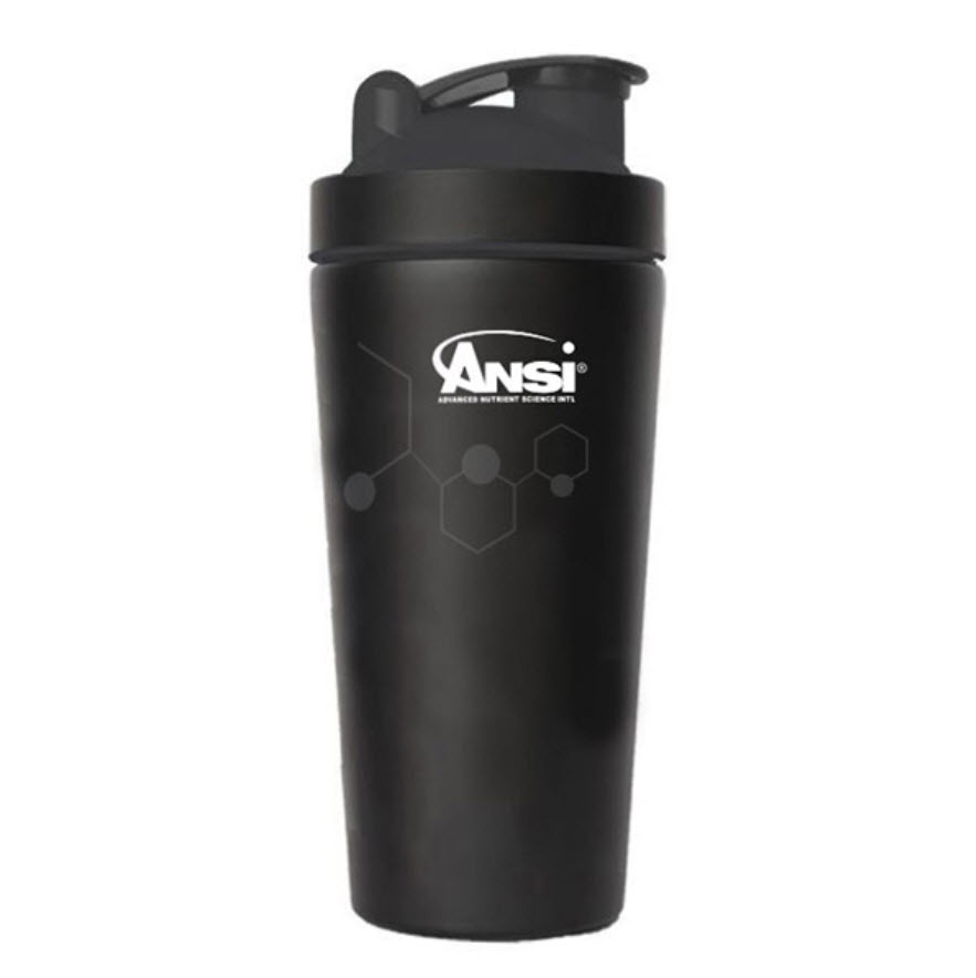 Black Metal Shaker Cup