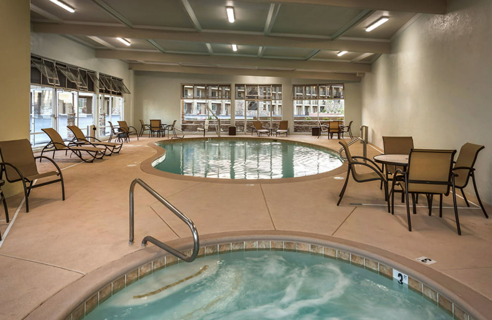 Heated Indoor Pool and Hot Tub