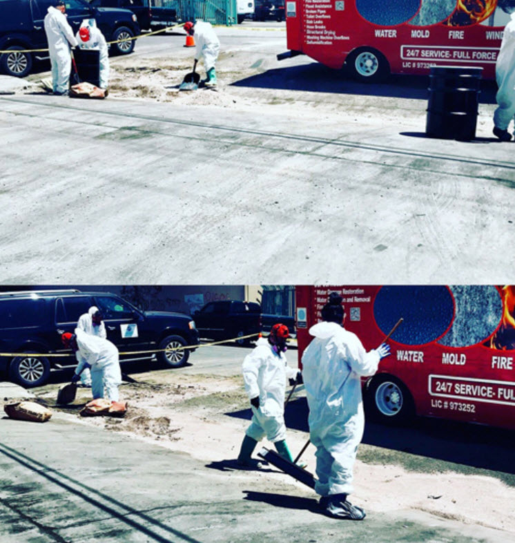 Hazmat Oil Clean Up