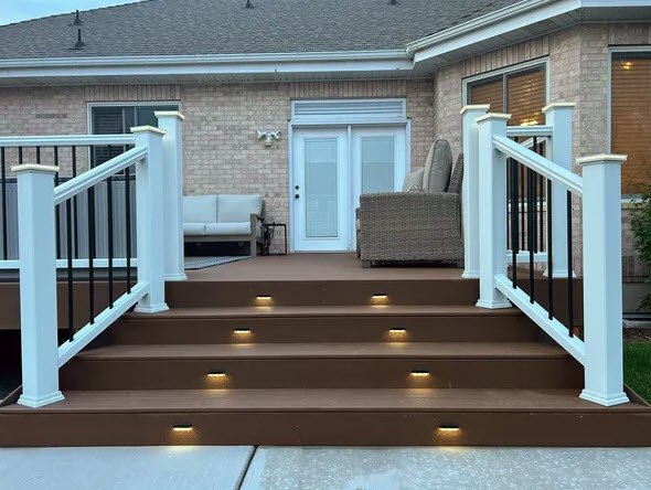 Stair Tread and Deck In - Lay Lighting