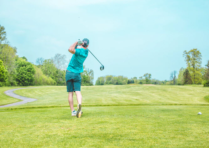 Golfing